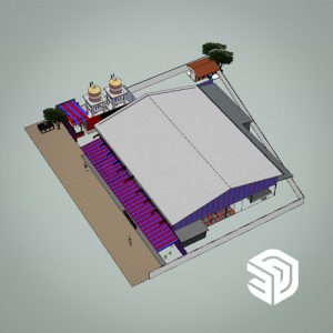 Sketchup Model - Houayhong Boxing Statium