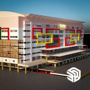 Sketchup Design - ITECC Mall Building