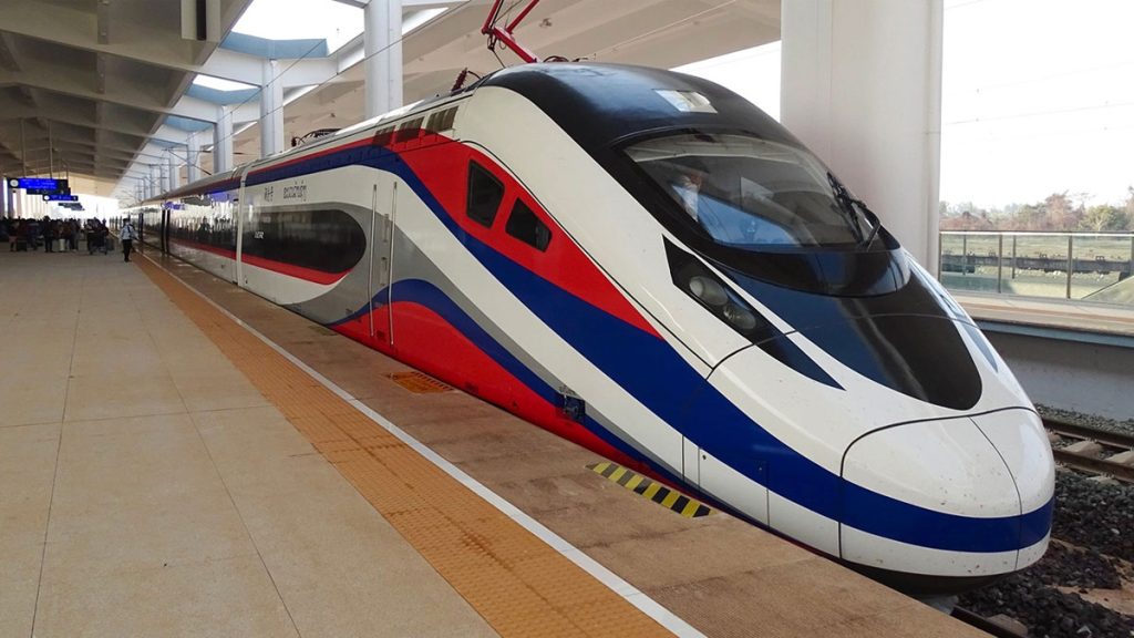 รถไฟความเร็วสูงลาวจีน