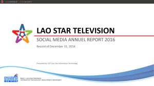 Lao Star Social Media Report 2016-12
