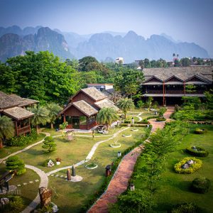 Lisha Grand Vangvieng, The Garden