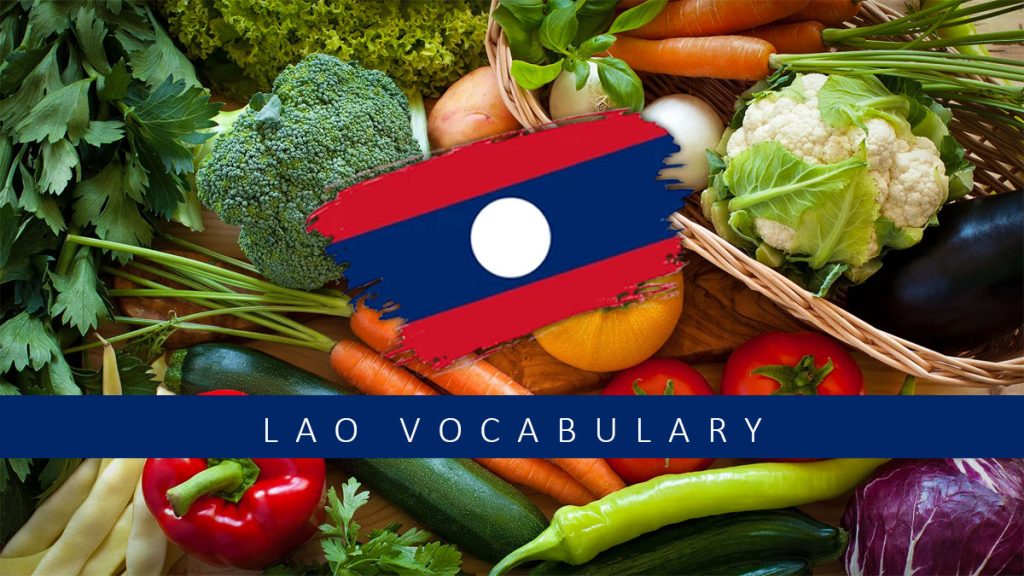 คำศัพท์ลาว ในชีวิตประจำวัน หมวดผักต่างๆ Lao Vocabulary vegetable